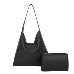 7343 Soft Vegan Leather Hobo Bag , Slouchy Shoulder Tote, Lightweight
